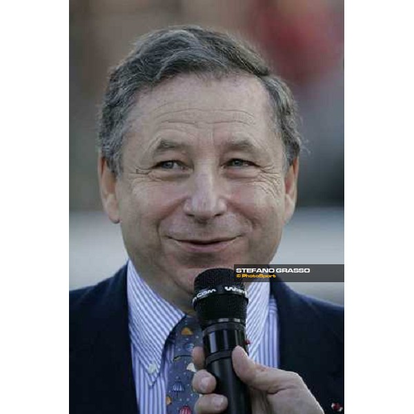 Jean Todt at Longchamp Paris Longchamp 2nd october 2005 ph. Stefano Grasso