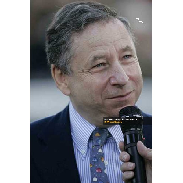 Jean Todt at Longchamp PAris, Longchamp, 2nd october 2005 ph. Stefano Grasso