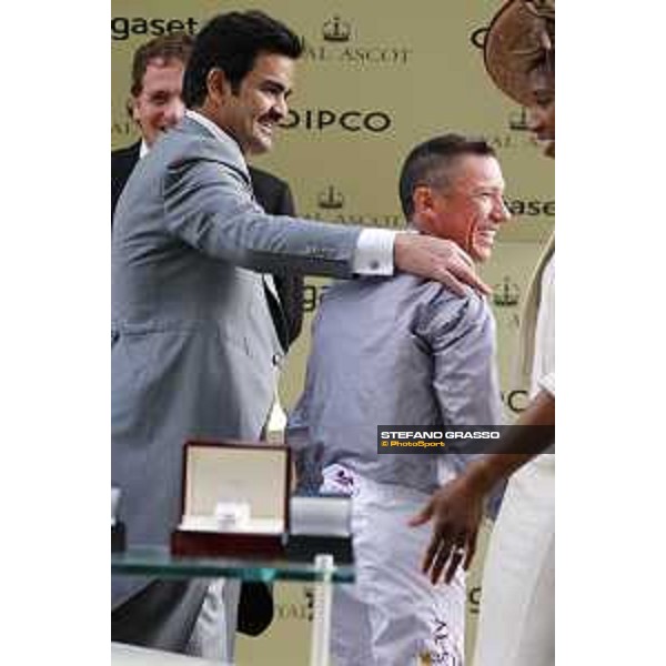 Sheikh Joaan bin Hamad bin Khalifa Al-Thani and Frankie Dettori Ascot - Royal Ascot Second day,17th june 2015 ph.Stefano Grasso