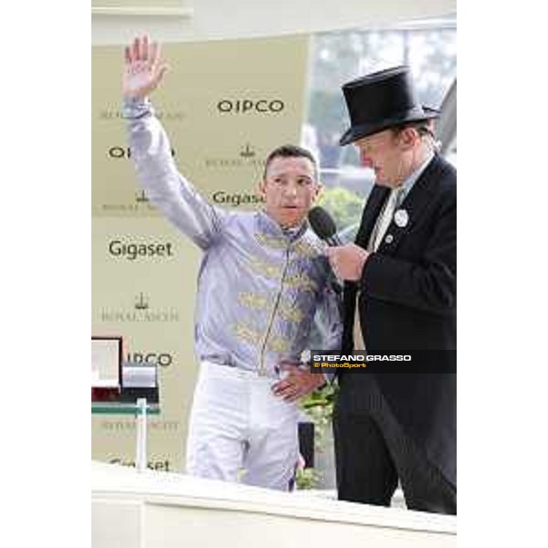 Frankie Dettori and Osaila win the Sandrigham Handicap Stakes Ascot - Royal Ascot Second day,17th june 2015 ph.Stefano Grasso