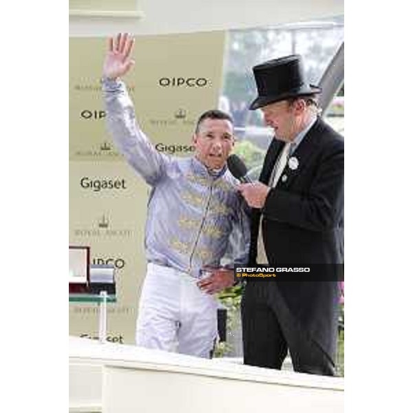 Frankie Dettori and Osaila win the Sandrigham Handicap Stakes Ascot - Royal Ascot Second day,17th june 2015 ph.Stefano Grasso