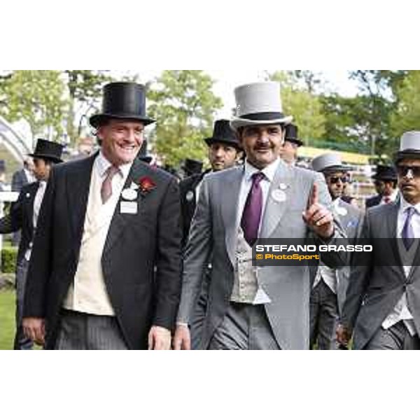 Sheikh Joaan bin Hamad bin Khalifa Al-Thani and Richard Hannon Ascot - Royal Ascot Second day,17th june 2015 ph.Stefano Grasso