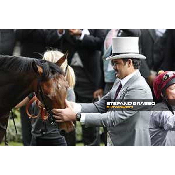 Sheikh Joaan bin Hamad bin Khalifa Al-Thani with Osaila Ascot - Royal Ascot Second day,17th june 2015 ph.Stefano Grasso