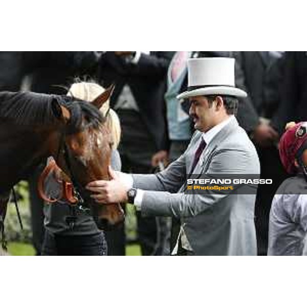Sheikh Joaan bin Hamad bin Khalifa Al-Thani with Osaila Ascot - Royal Ascot Second day,17th june 2015 ph.Stefano Grasso