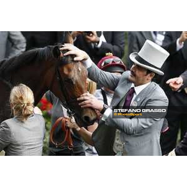 Sheikh Joaan bin Hamad bin Khalifa Al-Thani with Osaila Ascot - Royal Ascot Second day,17th june 2015 ph.Stefano Grasso