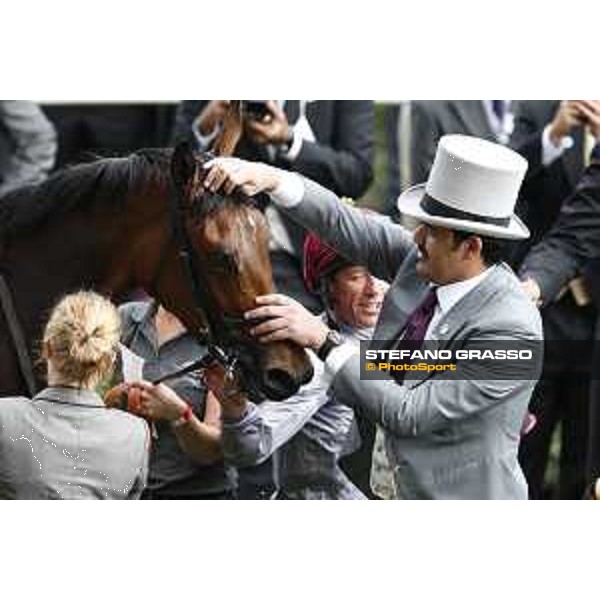 Sheikh Joaan bin Hamad bin Khalifa Al-Thani with Osaila Ascot - Royal Ascot Second day,17th june 2015 ph.Stefano Grasso