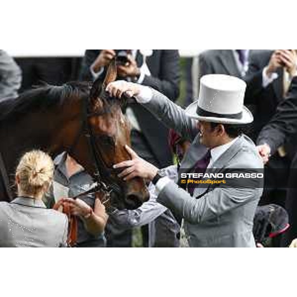 Sheikh Joaan bin Hamad bin Khalifa Al-Thani with Osaila Ascot - Royal Ascot Second day,17th june 2015 ph.Stefano Grasso