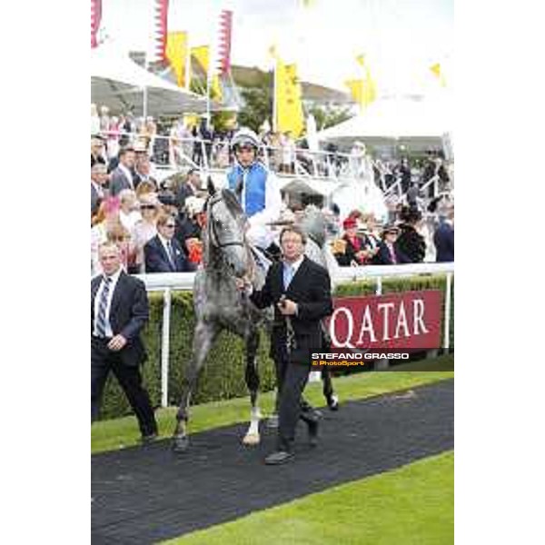 Maxime Guyon on Solow wins the Qatar Susses Stakes Goodwood,29th july 2015 ph.Stefano Grasso/QEF