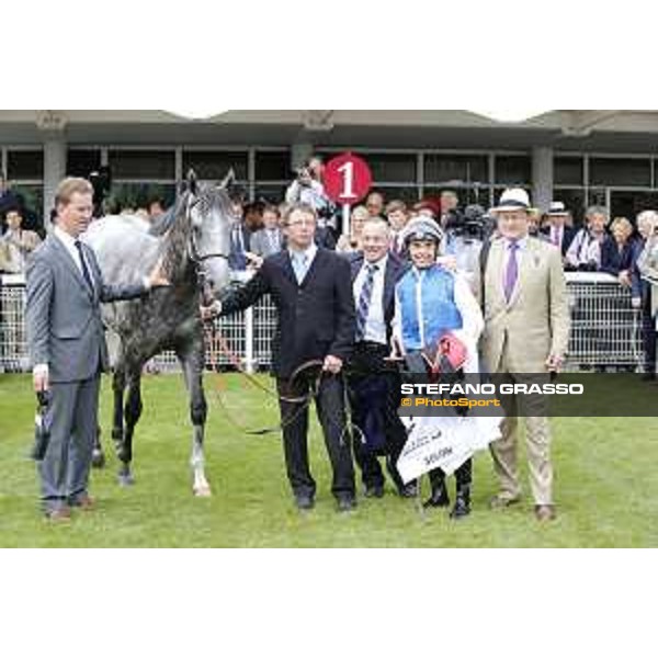 Maxime Guyon on Solow wins the Qatar Susses Stakes Goodwood,29th july 2015 ph.Stefano Grasso/QEF