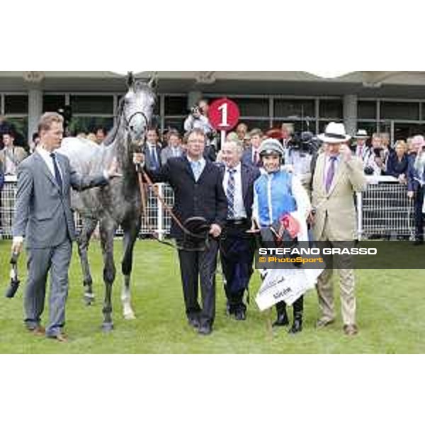 Maxime Guyon on Solow wins the Qatar Susses Stakes Goodwood,29th july 2015 ph.Stefano Grasso/QEF