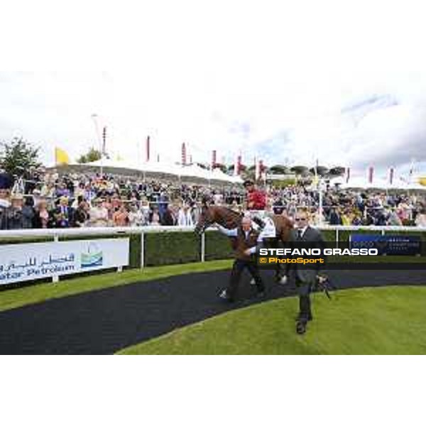 Maxime Guyon on Solow wins the Qatar Susses Stakes Goodwood,29th july 2015 ph.Stefano Grasso/QEF