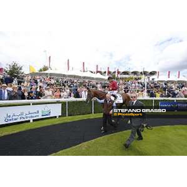 Maxime Guyon on Solow wins the Qatar Susses Stakes Goodwood,29th july 2015 ph.Stefano Grasso/QEF