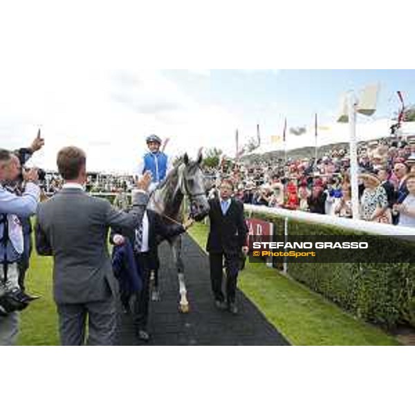 Maxime Guyon on Solow wins the Qatar Susses Stakes Goodwood,29th july 2015 ph.Stefano Grasso/QEF