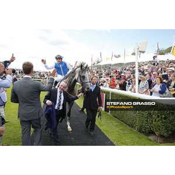Maxime Guyon on Solow wins the Qatar Susses Stakes Goodwood,29th july 2015 ph.Stefano Grasso/QEF