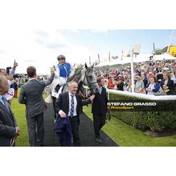 Maxime Guyon on Solow wins the Qatar Susses Stakes Goodwood,29th july 2015 ph.Stefano Grasso/QEF
