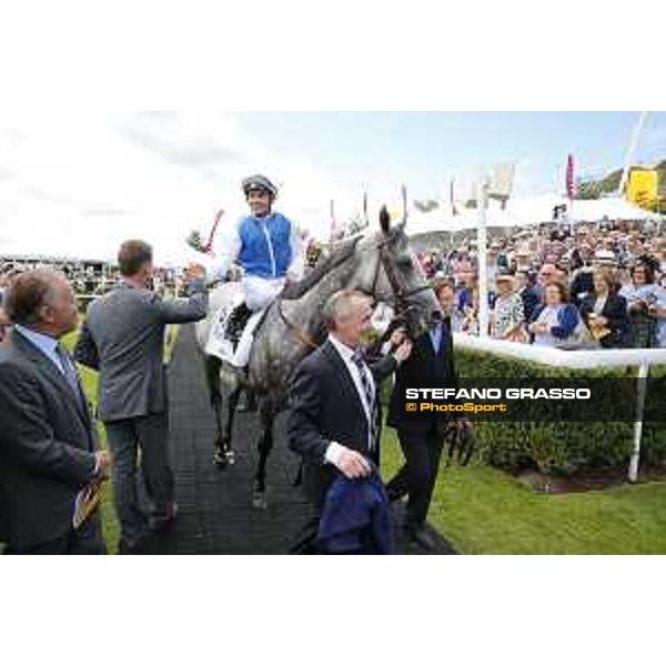 Maxime Guyon on Solow wins the Qatar Susses Stakes Goodwood,29th july 2015 ph.Stefano Grasso/QEF