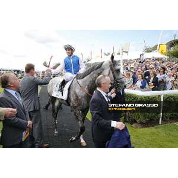 Maxime Guyon on Solow wins the Qatar Susses Stakes Goodwood,29th july 2015 ph.Stefano Grasso/QEF