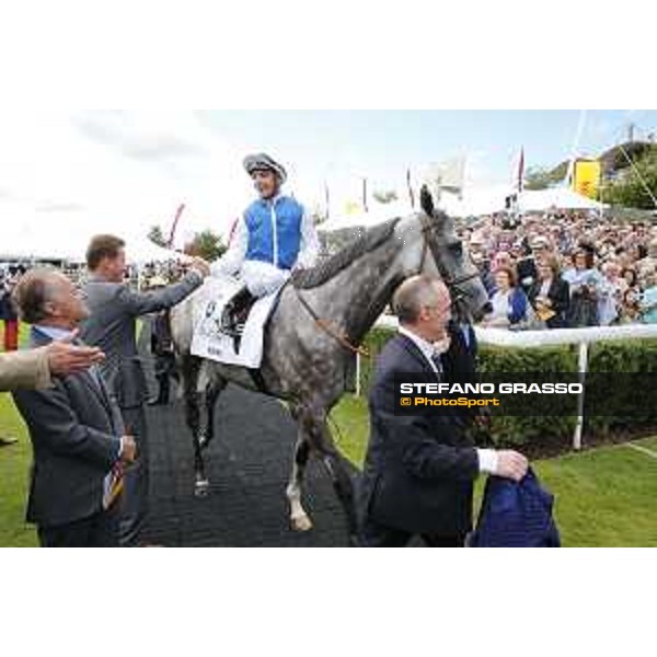 Maxime Guyon on Solow wins the Qatar Susses Stakes Goodwood,29th july 2015 ph.Stefano Grasso/QEF