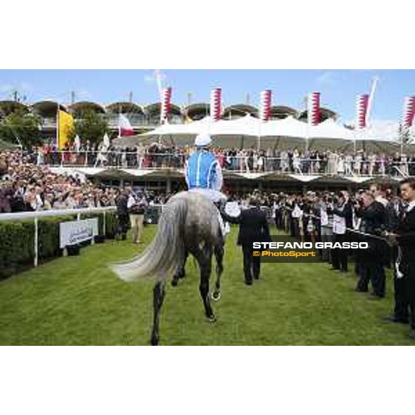 Maxime Guyon on Solow wins the Qatar Susses Stakes Goodwood,29th july 2015 ph.Stefano Grasso/QEF