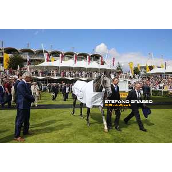 Maxime Guyon on Solow wins the Qatar Susses Stakes Goodwood,29th july 2015 ph.Stefano Grasso/QEF