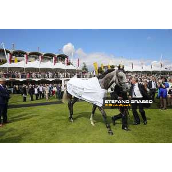 Maxime Guyon on Solow wins the Qatar Susses Stakes Goodwood,29th july 2015 ph.Stefano Grasso/QEF