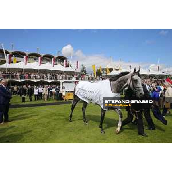 Maxime Guyon on Solow wins the Qatar Susses Stakes Goodwood,29th july 2015 ph.Stefano Grasso/QEF