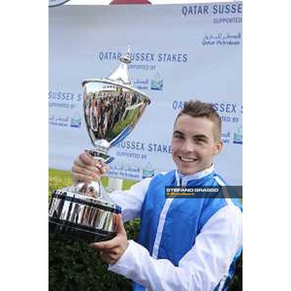 Maxime Guyon on Solow wins the Qatar Susses Stakes Goodwood,29th july 2015 ph.Stefano Grasso/QEF