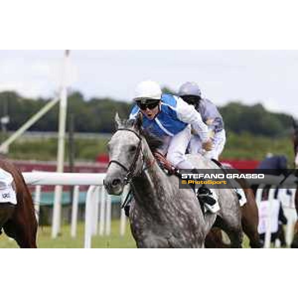 Maxime Guyon on Solow wins the Qatar Susses Stakes Goodwood,29th july 2015 ph.Stefano Grasso/QEF