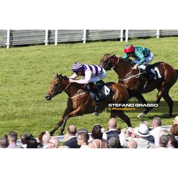 Goodwood - QATAR Goodwood Festival Richard Hughes on Belvoir Bay wins the Betfre Supports Jack Berry House Nursery Stakes Goodwood,31st july 2015 ph.Stefano Grasso/QEF