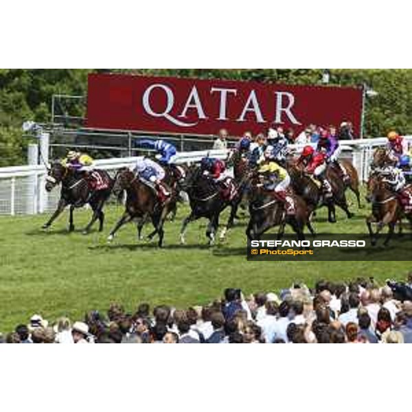 QATAR Goodwood Festival Frankie Dettori on Golden Steps wins the QATAR Stewards\' Sprint Stakes Goodwood, Fifht day, 1st august 2015 ph.Stefano Grasso/QEF