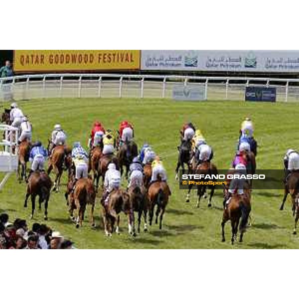 QATAR Goodwood Festival Frankie Dettori on Golden Steps wins the QATAR Stewards\' Sprint Stakes Goodwood, Fifht day, 1st august 2015 ph.Stefano Grasso/QEF