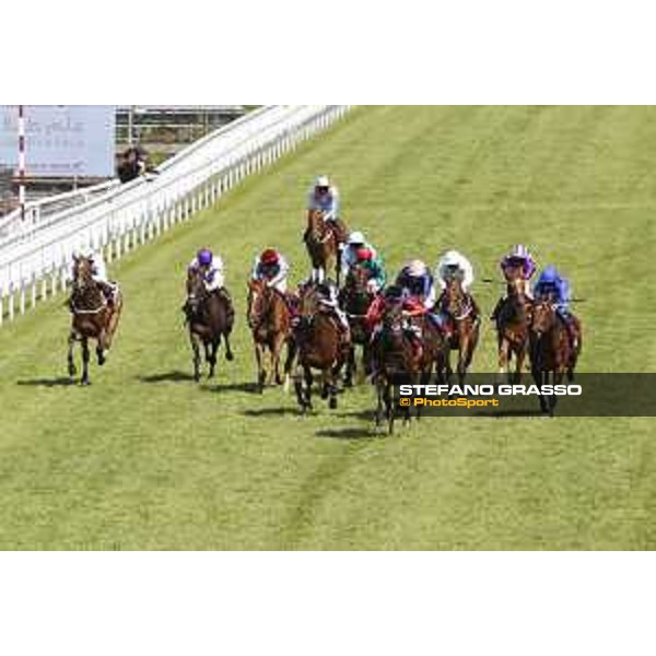 QATAR Goodwood Festival Olivier Peslier on Darthmouth wins the Educate a Child Stakes Goodwood, Fifht day, 1st august 2015 ph.Stefano Grasso/QEF
