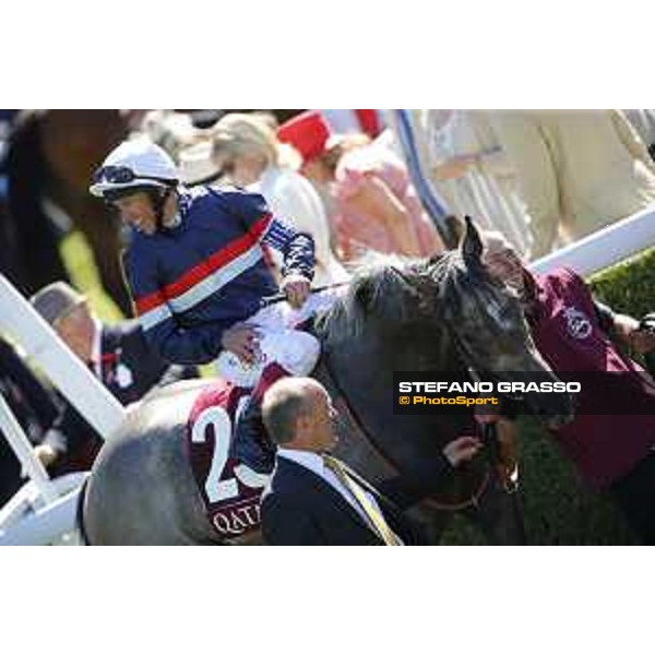 QATAR Goodwood Festival Frankie Dettori on Magical Memory wins the QATAR Stewards\' Cup Goodwood, Fifht day, 1st august 2015 ph.Stefano Grasso/QEF