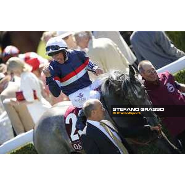 QATAR Goodwood Festival Frankie Dettori on Magical Memory wins the QATAR Stewards\' Cup Goodwood, Fifht day, 1st august 2015 ph.Stefano Grasso/QEF