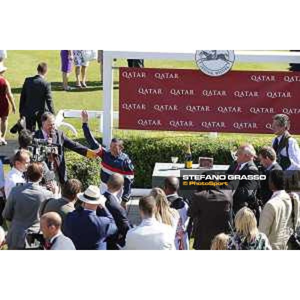 QATAR Goodwood Festival Frankie Dettori winner of the QATAR Stewards\' Cup Goodwood, Fifht day, 1st august 2015 ph.Stefano Grasso/QEF