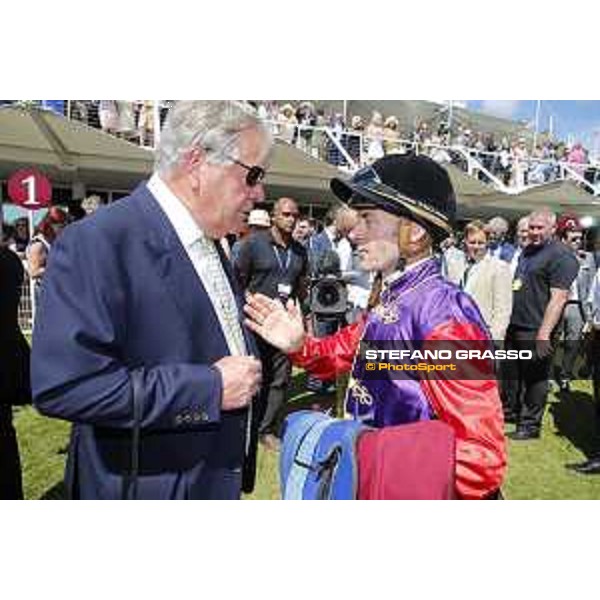 QATAR Goodwood Festival Michael Stoute and Olivier Peslier Goodwood, Fifht day, 1st august 2015 ph.Stefano Grasso/QEF