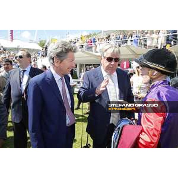 QATAR Goodwood Festival John Warren,Michael Stoute and Olivier Peslier Goodwood, Fifht day, 1st august 2015 ph.Stefano Grasso/QEF