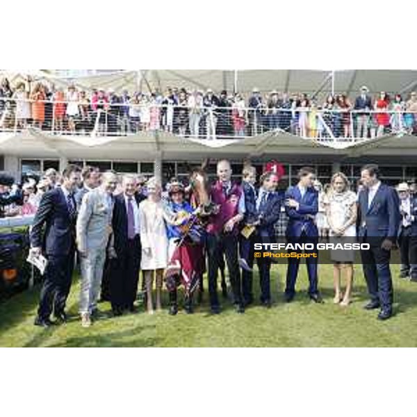 QATAR Goodwood Festival W.M.Lordan on Legatissimo winners of he QATAR Nassau Stakes - Winning connection Goodwood, Fifht day, 1st august 2015 ph.Stefano Grasso/QEF