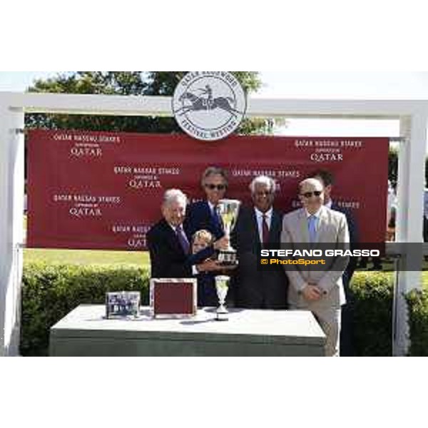 QATAR Goodwood Festival The prize giving ceremony of the QATAR Nassau Stakes Goodwood, Fifht day, 1st august 2015 ph.Stefano Grasso/QEF
