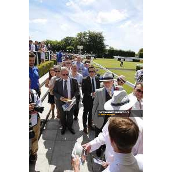 QATAR Goodwood Festival Richard Hughes signs autographs Goodwood, Fifht day, 1st august 2015 ph.Stefano Grasso/QEF
