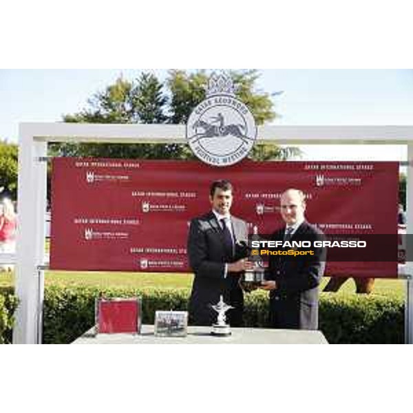 QATAR Goodwood Festival Qatar International Stakes (Group 1 PA) Hamad Al Attiya - President of Qatar Equestrian Federation - Prize giving ceremony Goodwood, Fifht day, 1st august 2015 ph.Stefano Grasso/QEF