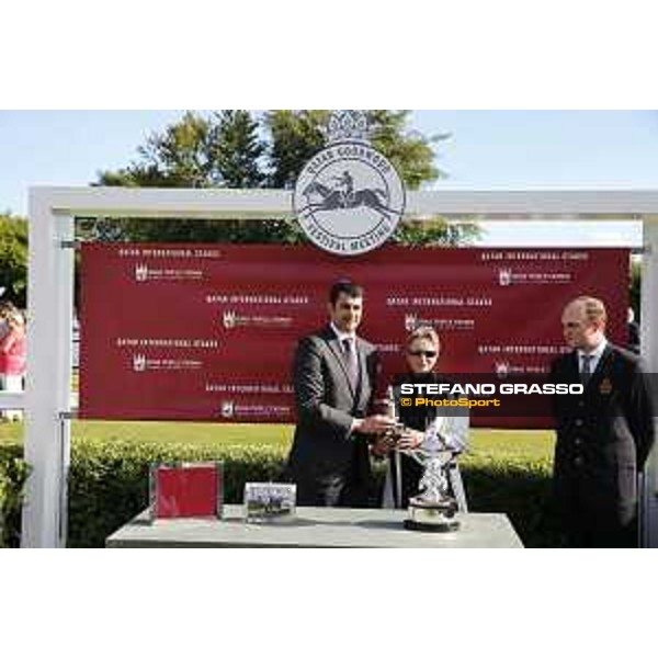 QATAR Goodwood Festival Qatar International Stakes (Group 1 PA) Hamad Al Attiya - President of Qatar Equestrian Federation - Prize giving ceremony Goodwood, Fifht day, 1st august 2015 ph.Stefano Grasso/QEF