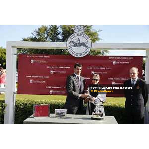 QATAR Goodwood Festival Qatar International Stakes (Group 1 PA) Hamad Al Attiya - President of Qatar Equestrian Federation - Prize giving ceremony Goodwood, Fifht day, 1st august 2015 ph.Stefano Grasso/QEF