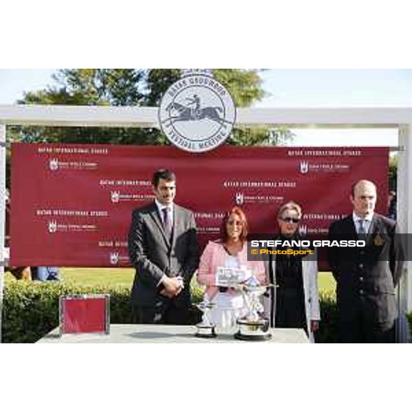 QATAR Goodwood Festival Qatar International Stakes (Group 1 PA) Hamad Al Attiya - President of Qatar Equestrian Federation - Prize giving ceremony Goodwood, Fifht day, 1st august 2015 ph.Stefano Grasso/QEF