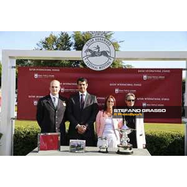 QATAR Goodwood Festival Qatar International Stakes (Group 1 PA) Hamad Al Attiya - President of Qatar Equestrian Federation - Prize giving ceremony Goodwood, Fifht day, 1st august 2015 ph.Stefano Grasso/QEF