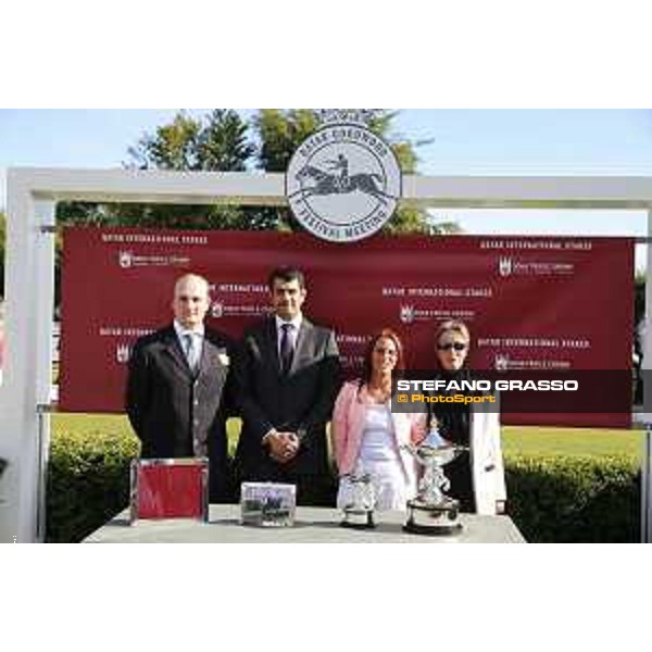 QATAR Goodwood Festival Qatar International Stakes (Group 1 PA) Hamad Al Attiya - President of Qatar Equestrian Federation - Prize giving ceremony Goodwood, Fifht day, 1st august 2015 ph.Stefano Grasso/QEF