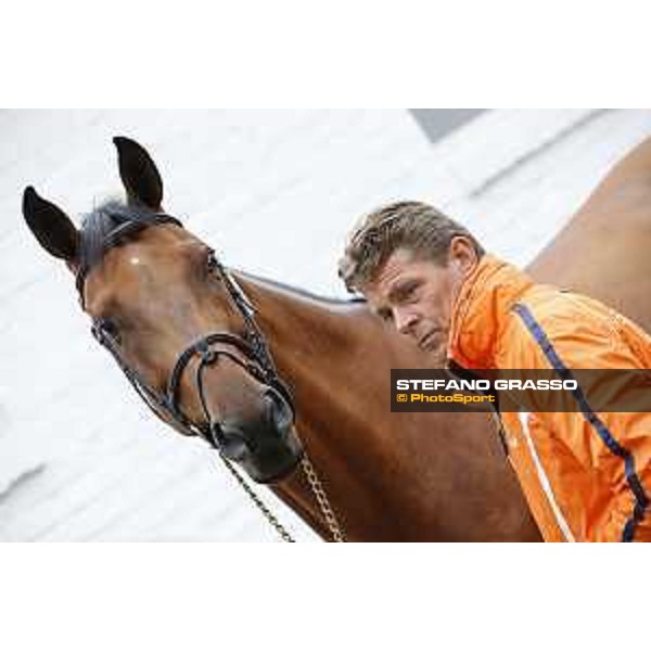 Aachen - FEI European Championships 2015 The Vet Check - Jeroen Dubbeldam and SFN Zenith N.O.P. Aachen,17th August 2015 ph.Stefano Grasso/Loro Piana