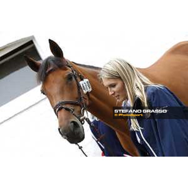 Aachen - FEI European Championships 2015 The Vet Check - Jessica Mendoza and Zahra II Aachen,17th August 2015 ph.Stefano Grasso/Loro Piana