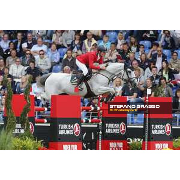 Aachen - FEI European Championships 2015 Lorenzo De Luca on Geisha Van Orshof Aachen,19th August 2015 ph.Stefano Grasso/Loro Piana