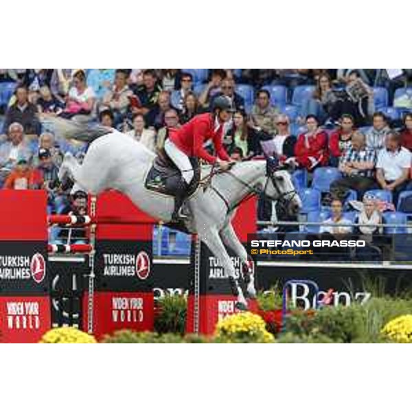 Aachen - FEI European Championships 2015 Lorenzo De Luca on Geisha Van Orshof Aachen,19th August 2015 ph.Stefano Grasso/Loro Piana